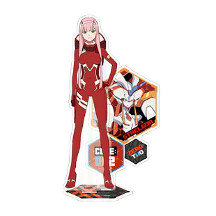 暴蒙正版DARLING in the FRANXX 国家队镭射光柱亚克力立牌02官谷