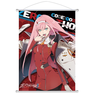 暴蒙正版DARLING in the FRANXX 国家队挂画02官谷周边