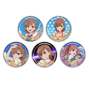 暴蒙 正版 科学超电磁炮S 烫金徽章/吧唧 盲抽 御坂美琴 白井黑子