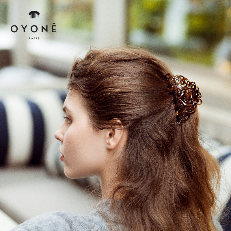 法国Oyone paris原创发饰大号抓夹后脑勺夹发卡法式优雅高端头饰
