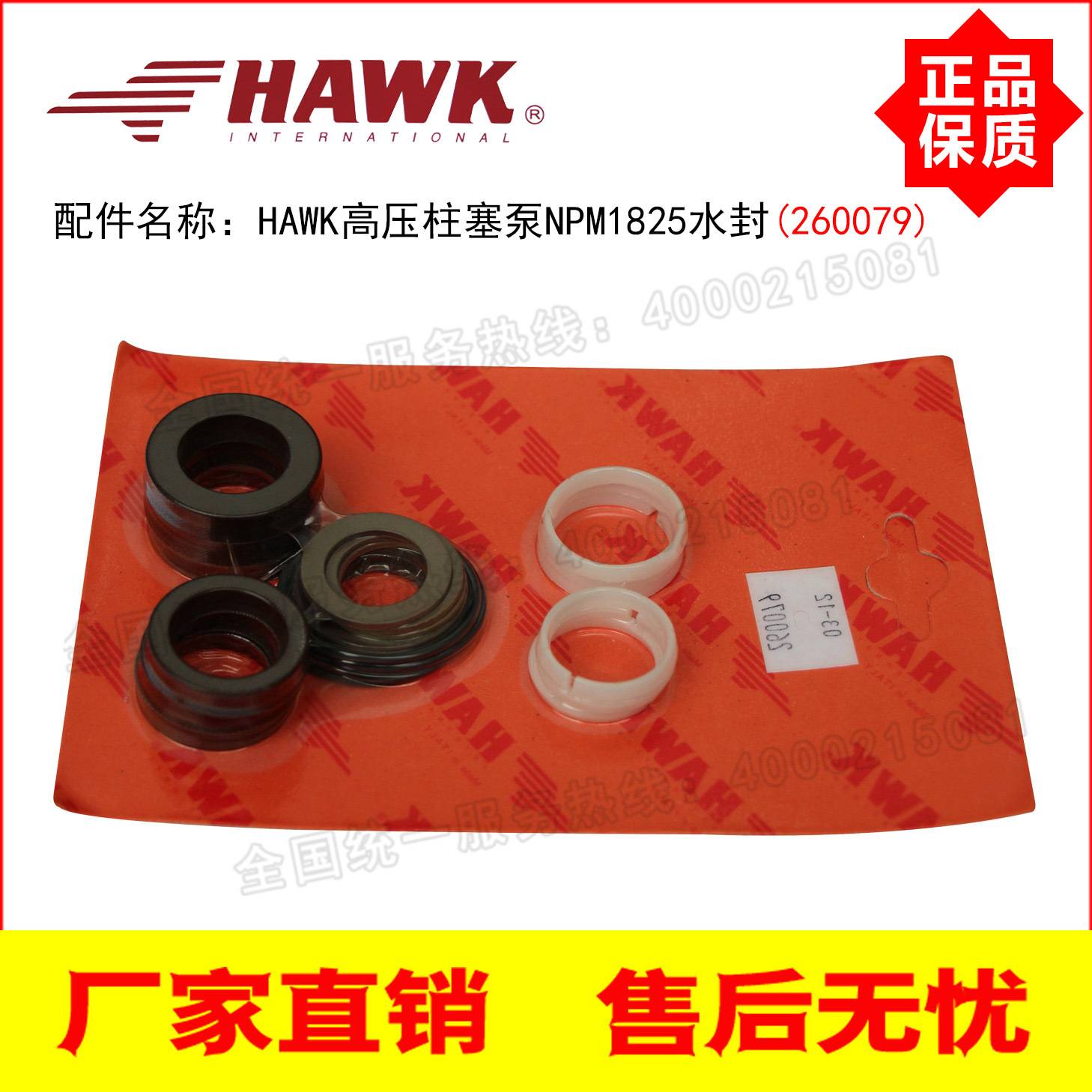 意大利原装进口HAWK高压柱塞泵NPM1825配套水封260079