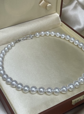 ANGEPERLE/天使之泪海水珍珠澳白巴洛克项链9-11mm多样性发货一条