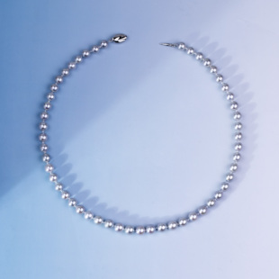 【林依轮专属】天使之泪海水珍珠Akoya真多麻色项链7-8mm