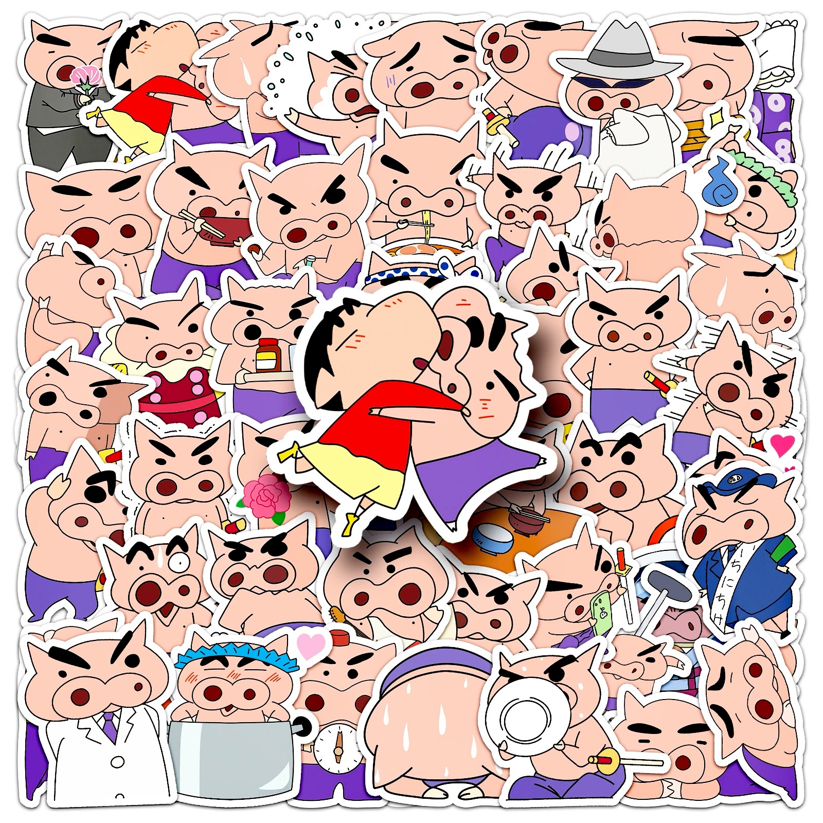 肥嘟嘟左卫门贴纸日漫蜡笔小新