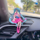汽车摆件波斯菊花仙女初音手办动漫车载中控台装 饰车内饰品美少女