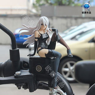 尼尔机械纪元 饰品摩托车摆件电瓶车 尤尔哈A2手办尤哈儿2B电动车装