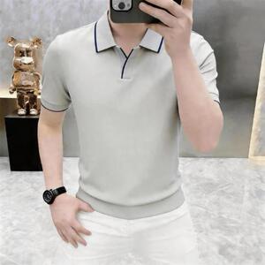 尊梵仕云服装专卖3夏季男士潮流翻领短袖POLO衫商务半袖T恤男装