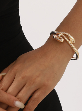 B3288跨境欧美个性时尚女式蛇形