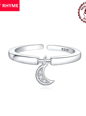 跨境现货批发S925纯银可旋转悬挂