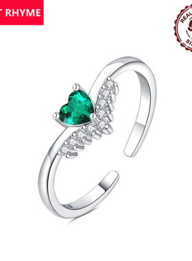 跨境专供S925纯银爱心颈链造型开