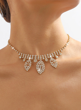 10914欧美创意几何恶魔之眼满钻n