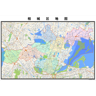 相城区地图2025年行政区划市区主城区街道交通地图定制图片素材