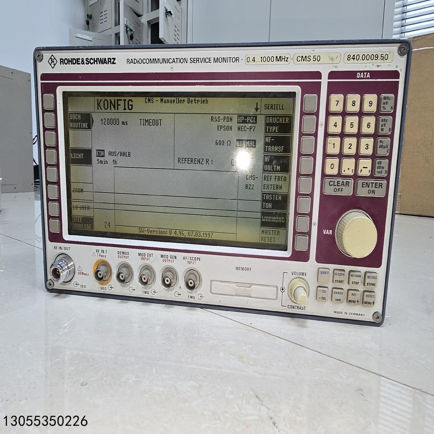 (议价)罗德与施瓦茨 CMS50无线电综合测试仪现货实拍