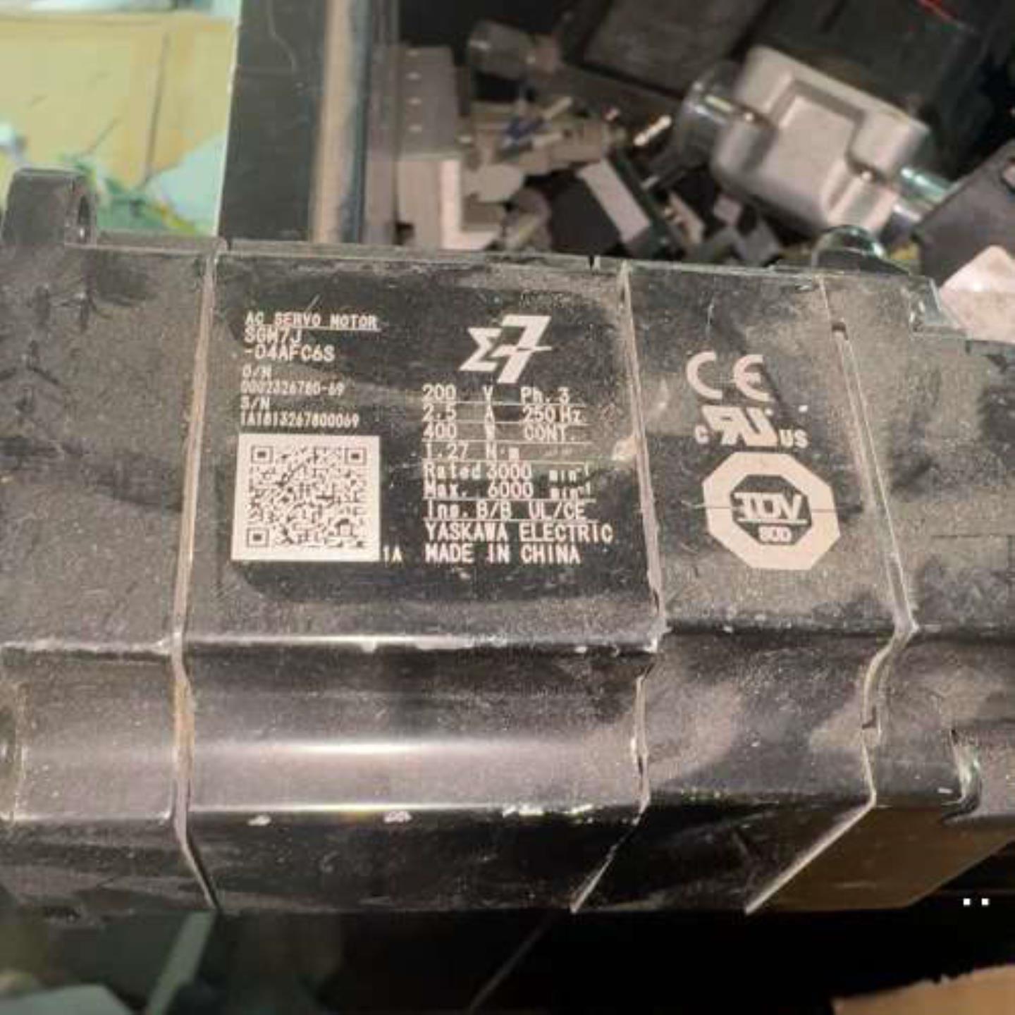 （议价)议价  维 修安川伺服电机SGM7J-04AFC6S400W功率三相2