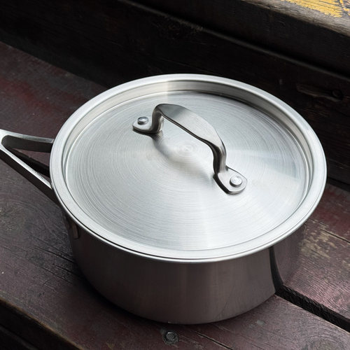 鞑厨高寒·不锈钢汤锅（带盖）