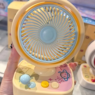 迷你可旋转静音小巧便携办公室好物 桌面摇头小风扇游戏机风扇台式