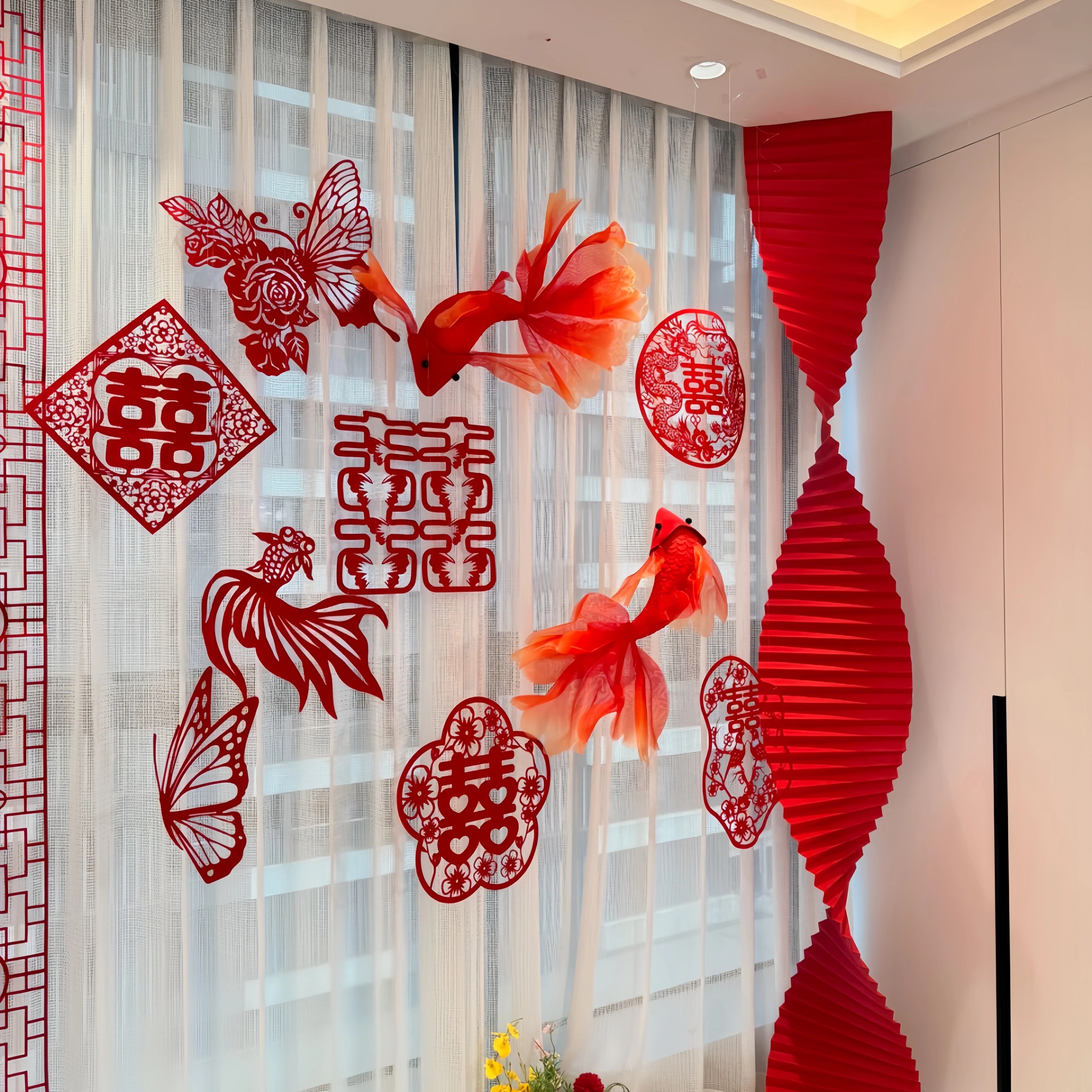 小红书同款结婚装饰婚房布置套装