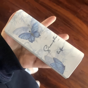 新款中国风眼镜盒磁吸式近视眼镜收纳盒防摔抗压大容量高颜值便携