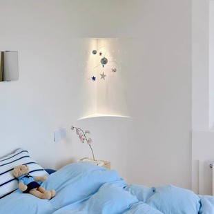 卧室装饰挂件阳光捕手平衡球星星夜空反光装饰挂件壁挂装饰摆件品