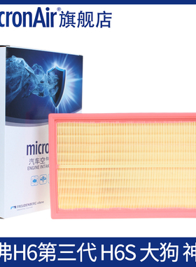 科德宝适配21款后第三代哈弗H6大狗WEY摩卡H6S神兽每刻爱空气滤芯