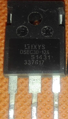 DSEC30-12A 原装拆机 1200V 30A TO-247 快恢复整流二极管
