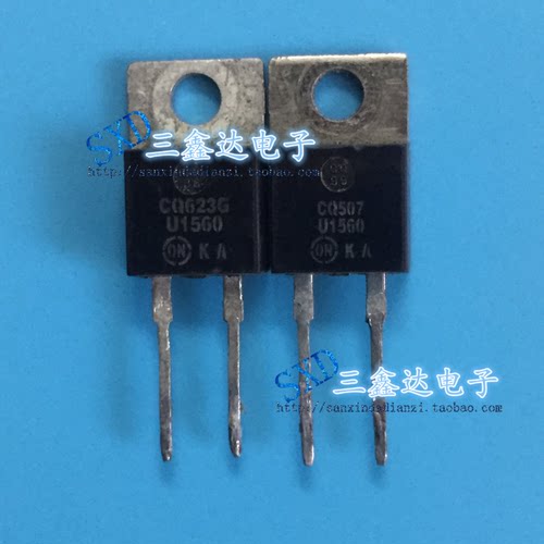 RHRP1560 U1560G MUR1560 原装进口拆机快恢复管 TO-220 15A