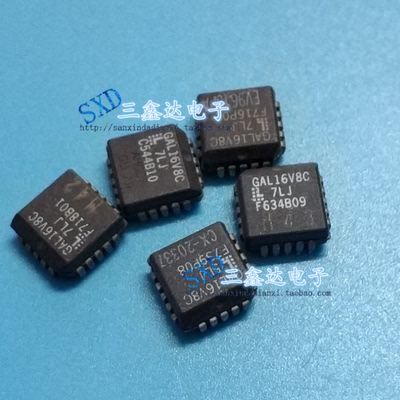 GAL16V8C-7LJ  GAL16V8C进口原装拆机 单片机IC 质量保证