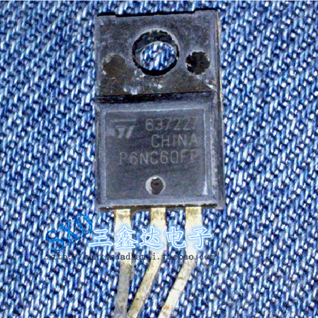 6N60 P6NC60FP SSS6N60A 原装拆机场效应管TO-220F 600V 6A