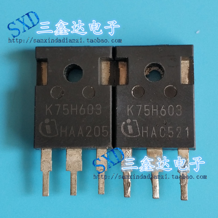 K75H603 75H603进口原装拆机 逆变电焊机常用IGBT管 TO-247