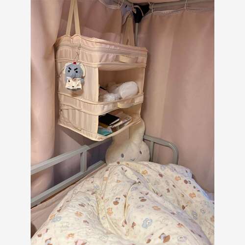 宿舍床上收纳袋上铺收纳神器多功能学生悬挂式袜子内衣分层置物袋