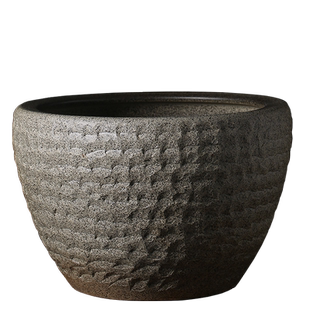 景德镇陶瓷花盆特大号庭院养鱼水缸绿植种铁树缸荷花睡莲盆仿石缸