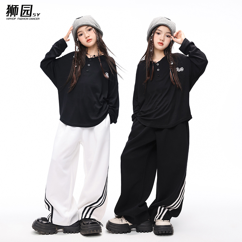 狮园女童韩版爵士舞卫衣