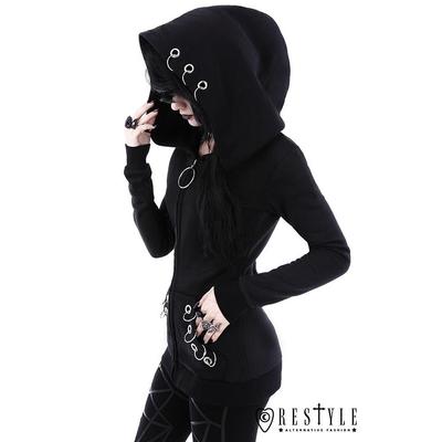 arrived up gothic autumn coats spring tops jacket grommets