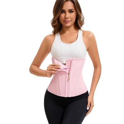 seal waist slimming and shaping waist pull zipper gold with