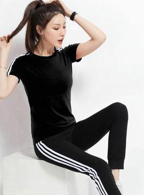clothes jogging for suit short-sleeved sports training