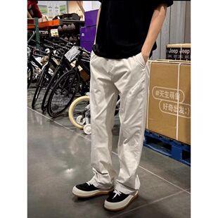 薄款 2026年新款 子夏季 裤 潮牌设计感宽松直筒阔腿 镰刀休闲弯刀男士