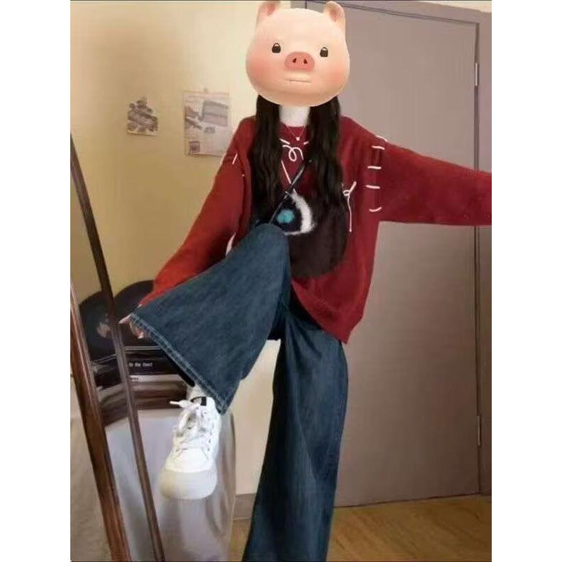 2025新款手工马得工地日系情侣款大身纱线彩点仿毛懒惰猫