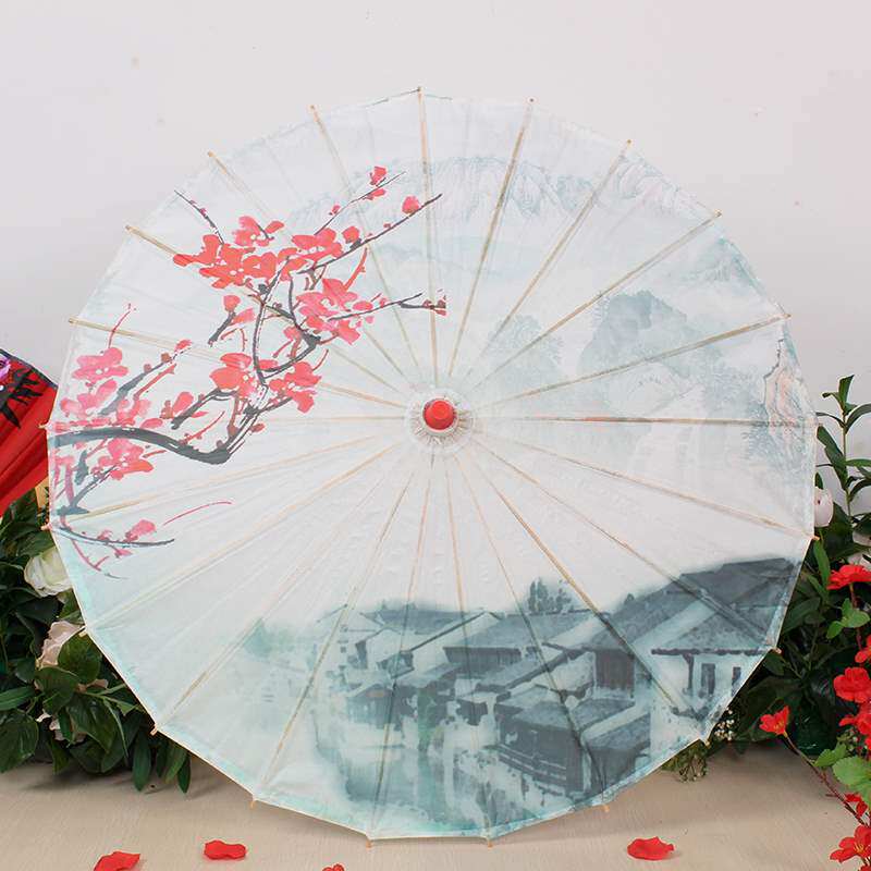 中式伞婚礼布置道具伞古风道具舞台背景签到台装饰油纸伞吊顶装饰