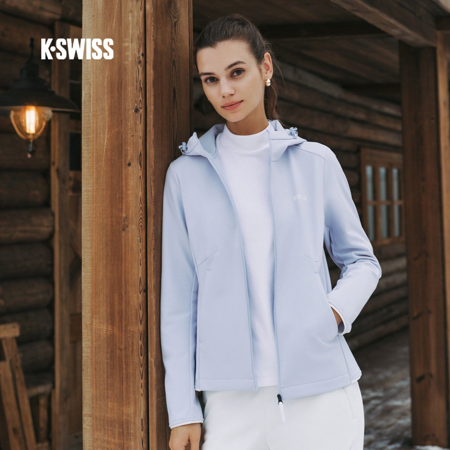 KSWISS盖世威外套女舒适百搭连帽