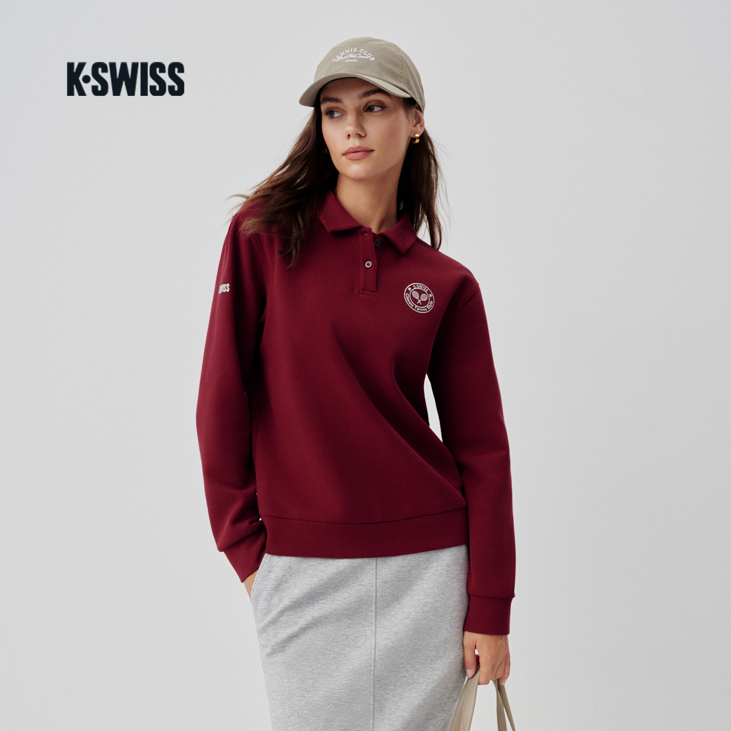 KSWISS盖世威POLO衫女时尚上衣