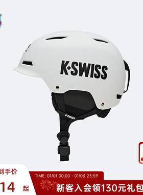 KSWISS盖世威男女同款头盔 冬季 经典运动滑雪头盔KC7643UISH01