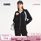 舒适连帽针织运动上衣网球服1911510 时尚 KSWISS盖世威外套女 新款