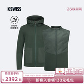 百搭简约经典 时尚 运动二合一上衣1011460 新款 KSWISS盖世威外套男