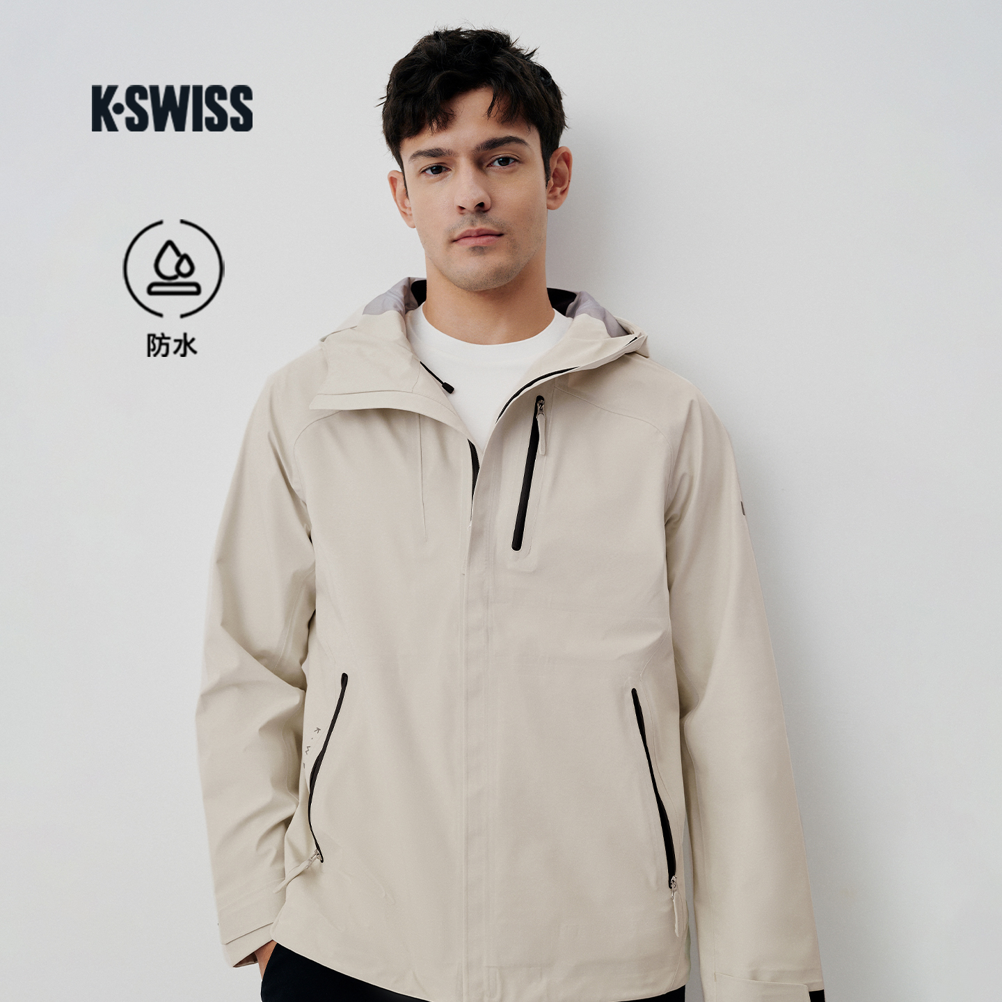 KSWISS盖世威外套男时尚防水上衣