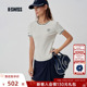 KSWISS盖世威T恤女 上衣1912125 百搭休闲舒适针织短袖 新款 时尚