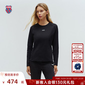 KSWISS盖世威T恤女 T恤1910704 百搭运动休闲圆领长袖 秋季 时尚
