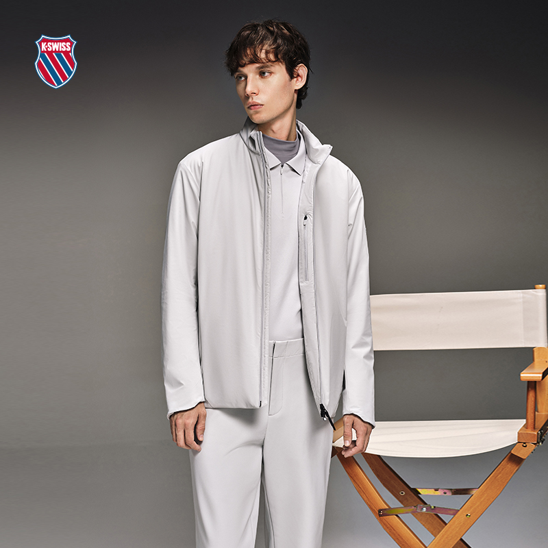 KSWISS盖世威棉服男简约百搭通勤