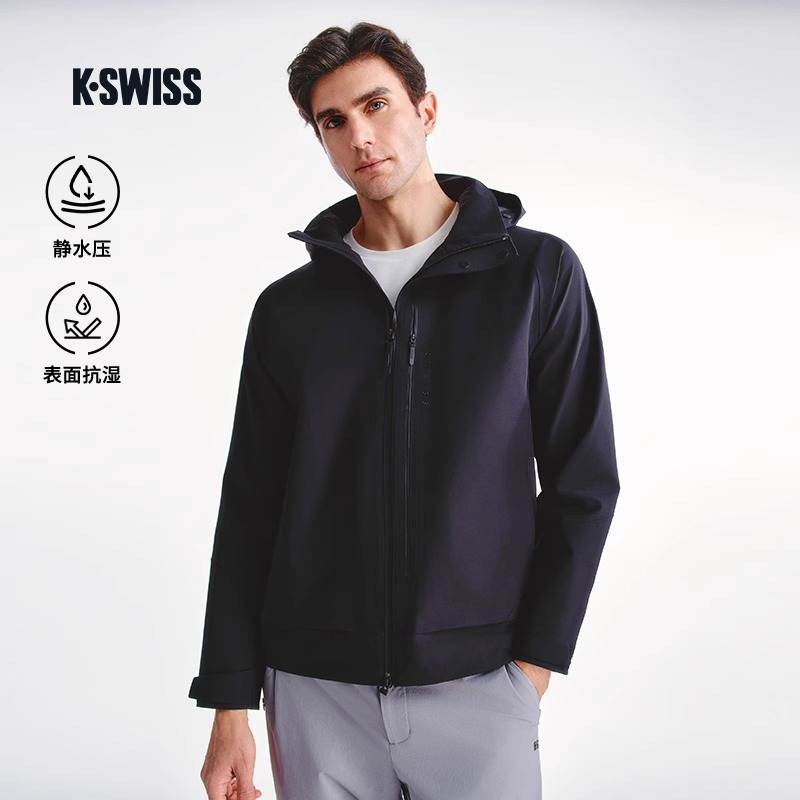 KSWISS盖世威外套男运动防水上衣