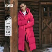 保暖长款 百搭时尚 外套1912152 25冬新款 KSWISS盖世威鹅绒羽绒服女