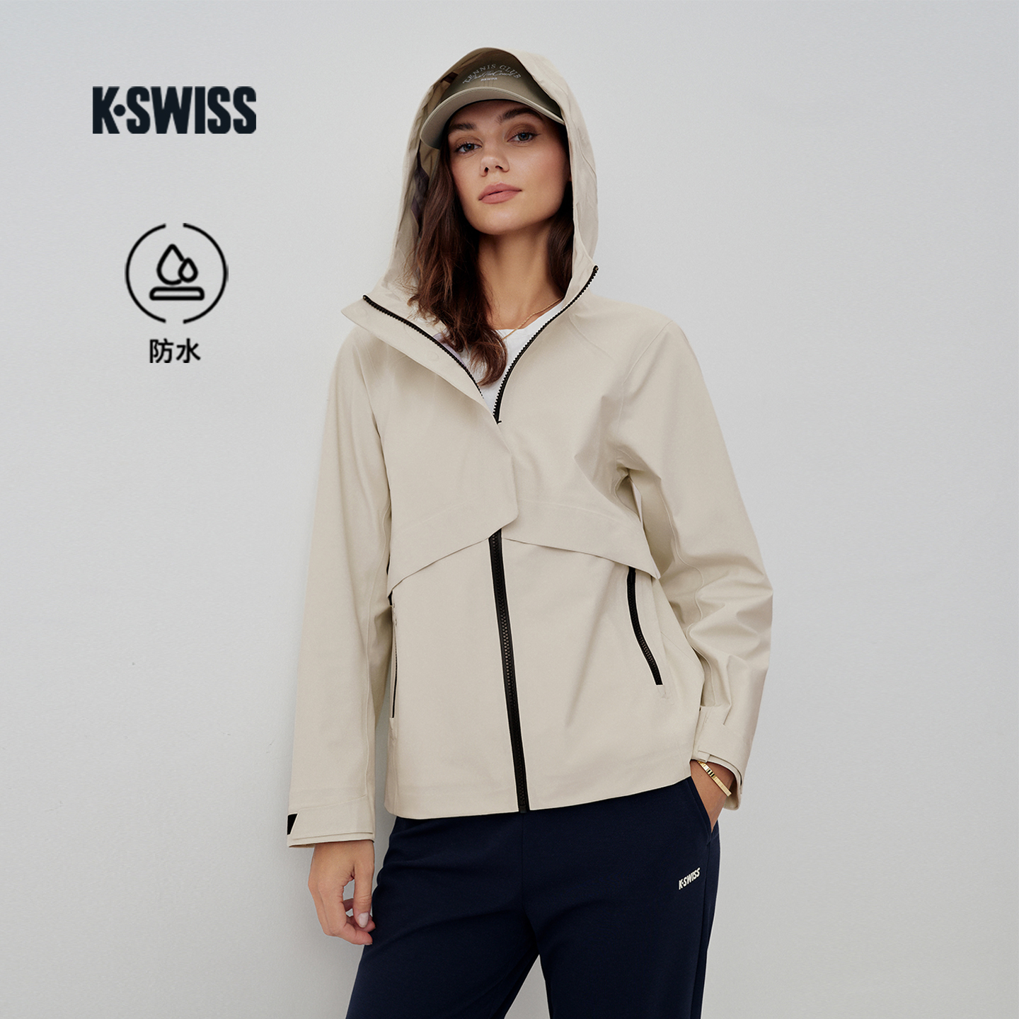 KSWISS盖世威外套女百搭防水上衣